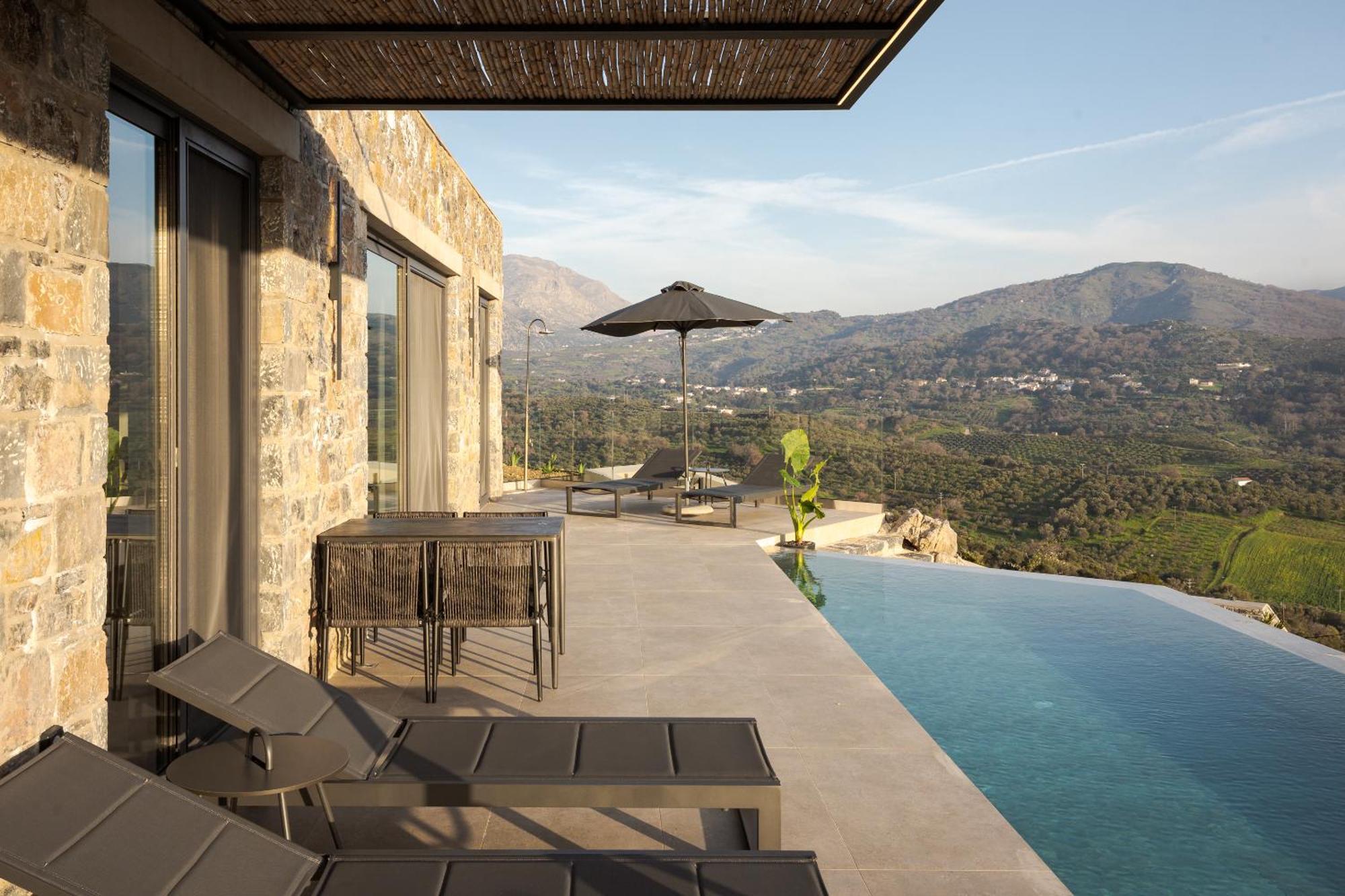 Neromai Cave Luxury Villas Koxare Bagian luar foto