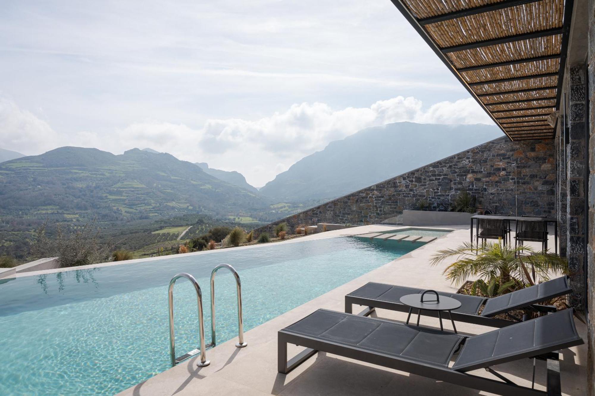 Neromai Cave Luxury Villas Koxare Bagian luar foto