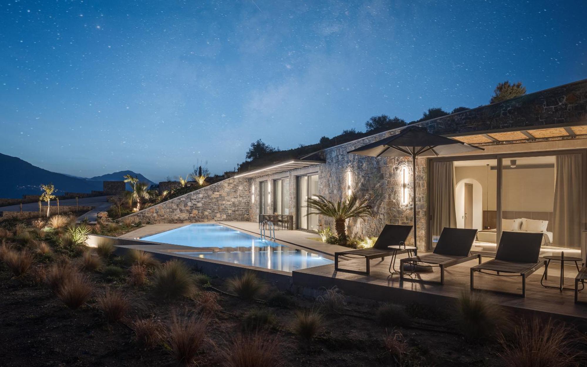 Neromai Cave Luxury Villas Koxare Bagian luar foto