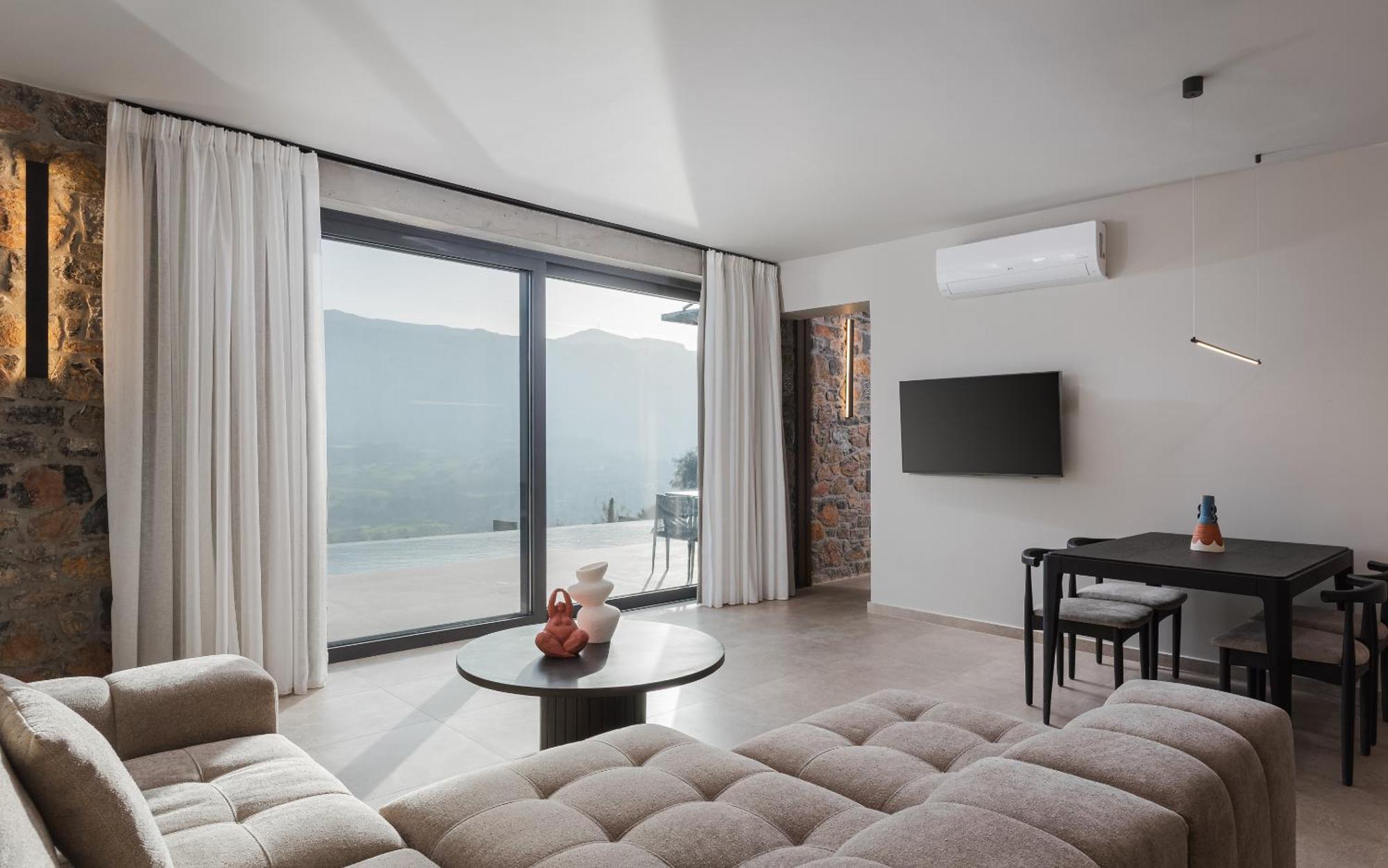Neromai Cave Luxury Villas Koxare Bagian luar foto