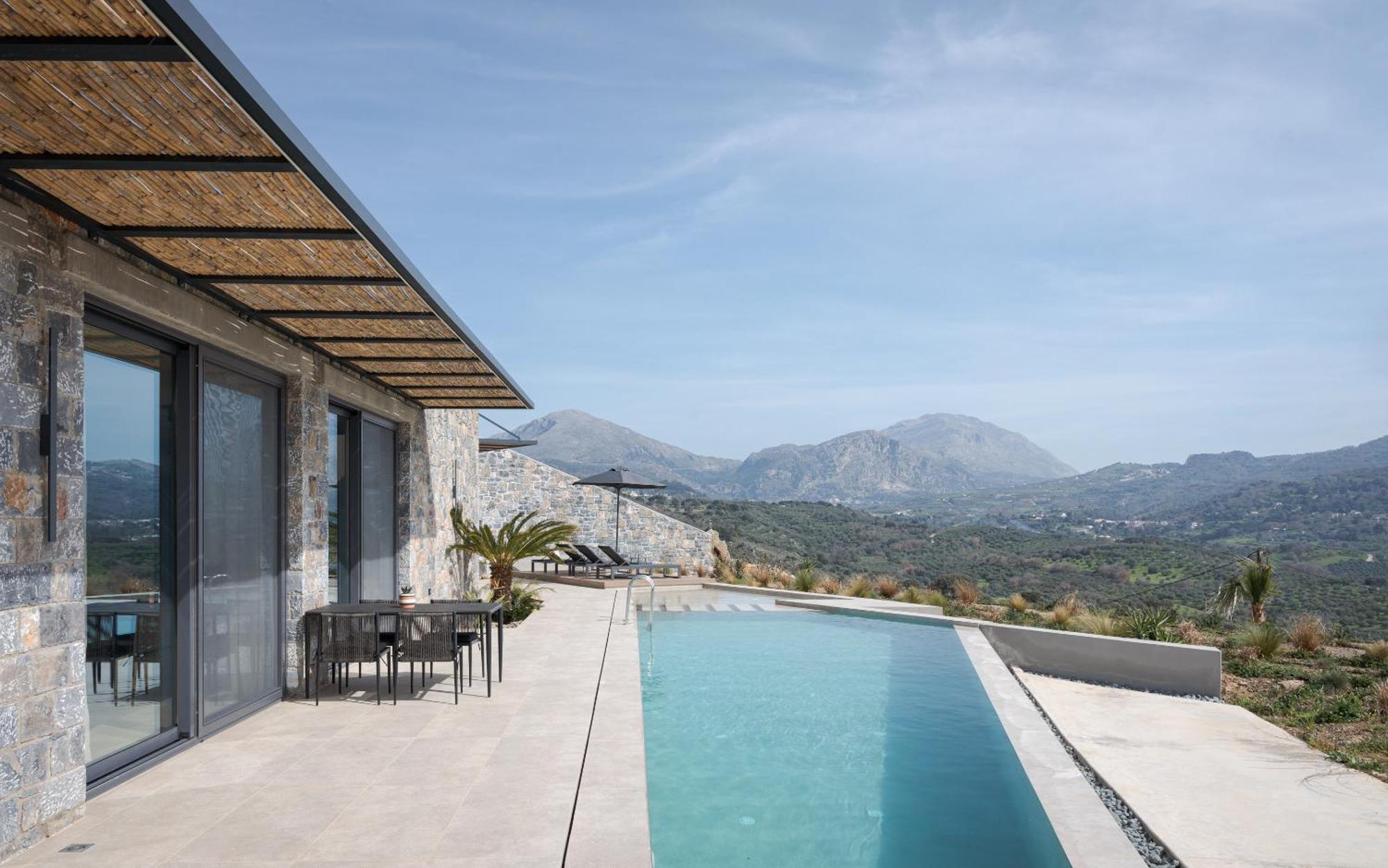 Neromai Cave Luxury Villas Koxare Bagian luar foto
